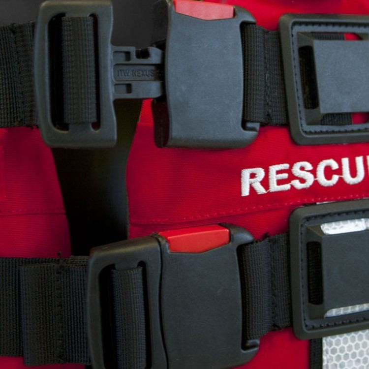 Tűzoltó rescue mentőmellény